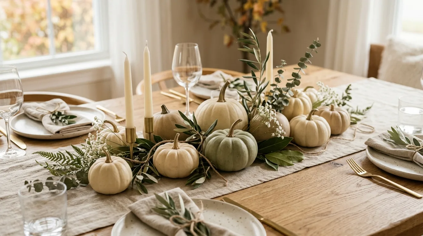 Try a compote bowl arrangement for 12 Elegant Thanksgiving Centerpiece Ideas for a Grateful Table
