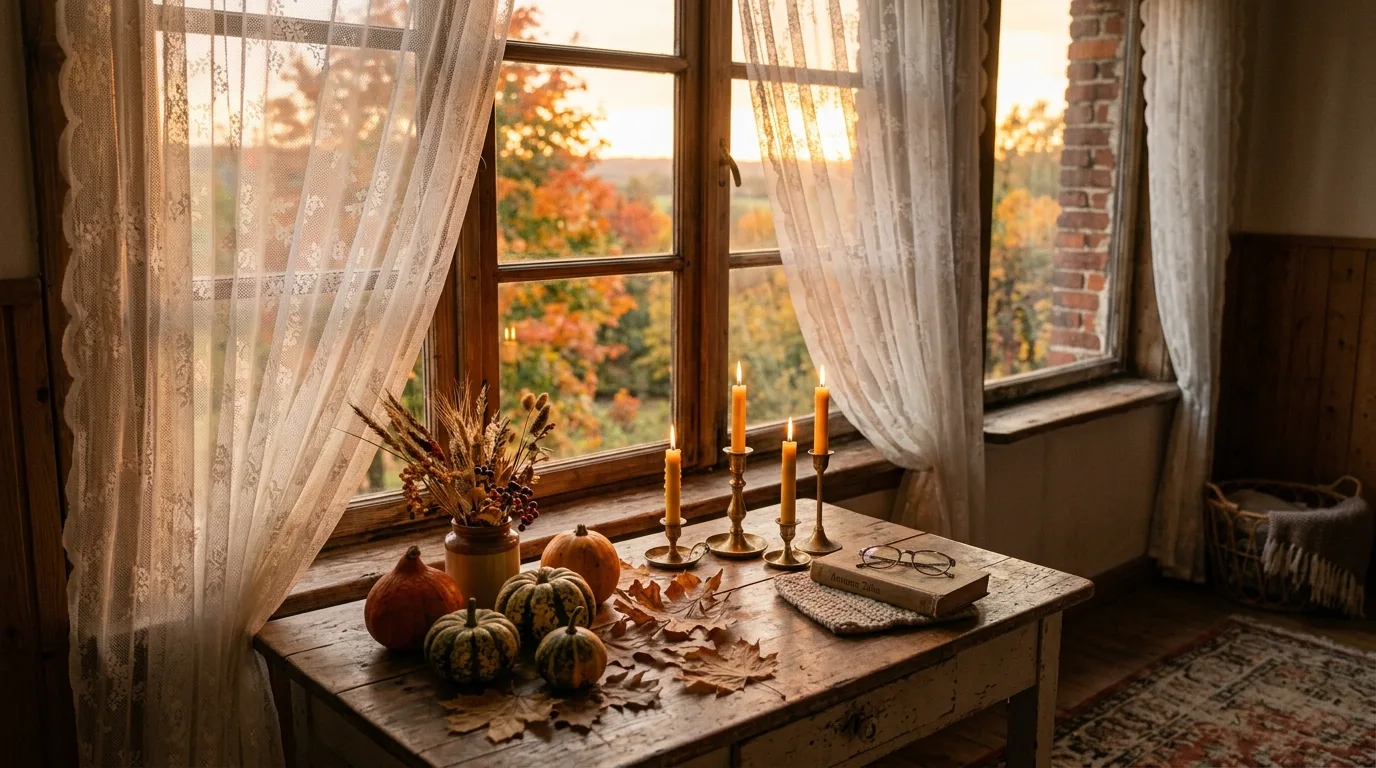 Aim for memory and warmth for 13 Timeless Vintage Fall Decor Ideas for a Nostalgic Autumn