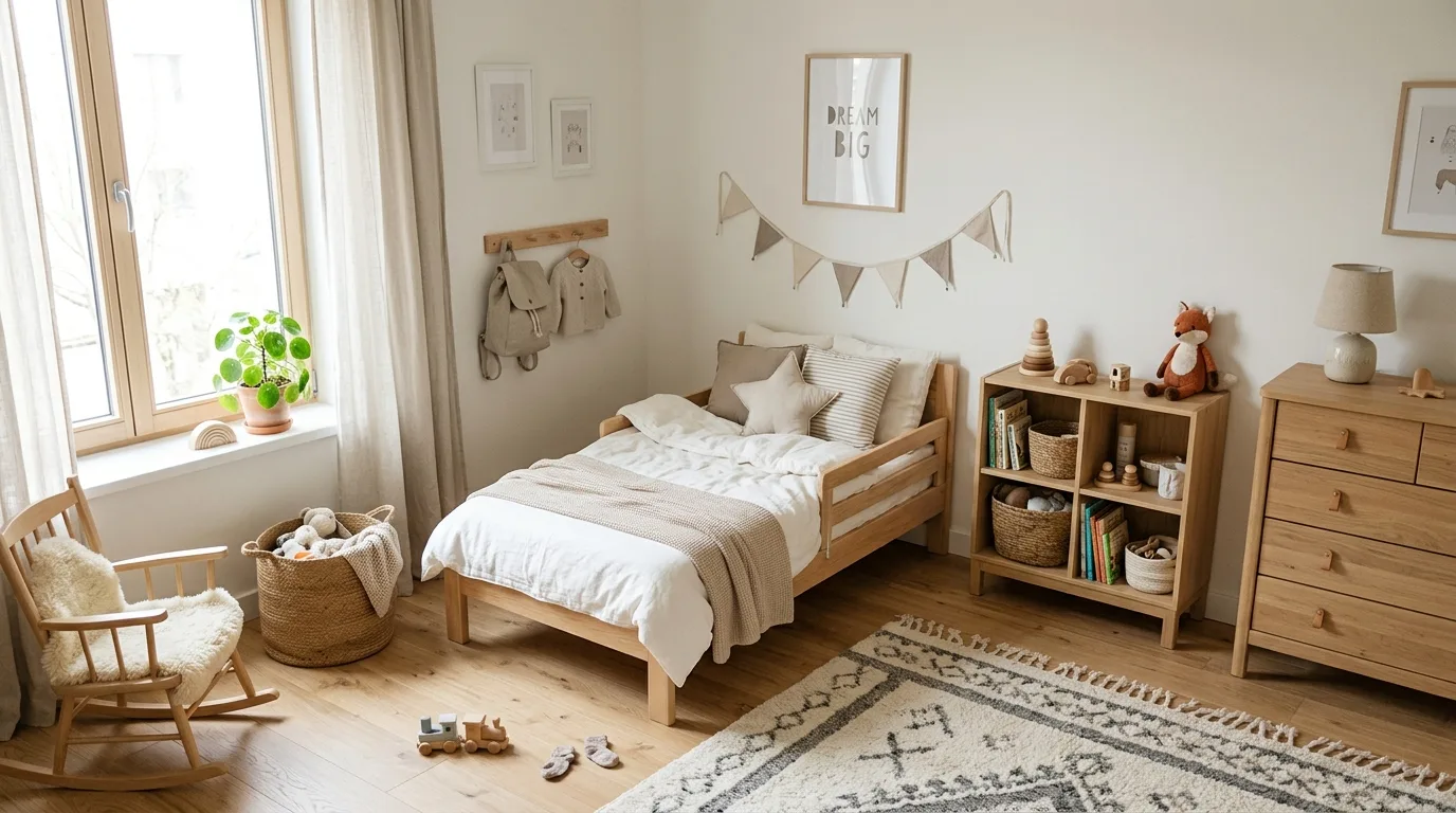 Bring in playful lighting for 11 Adorable Toddler Girl Bedroom Ideas for a Magical Space