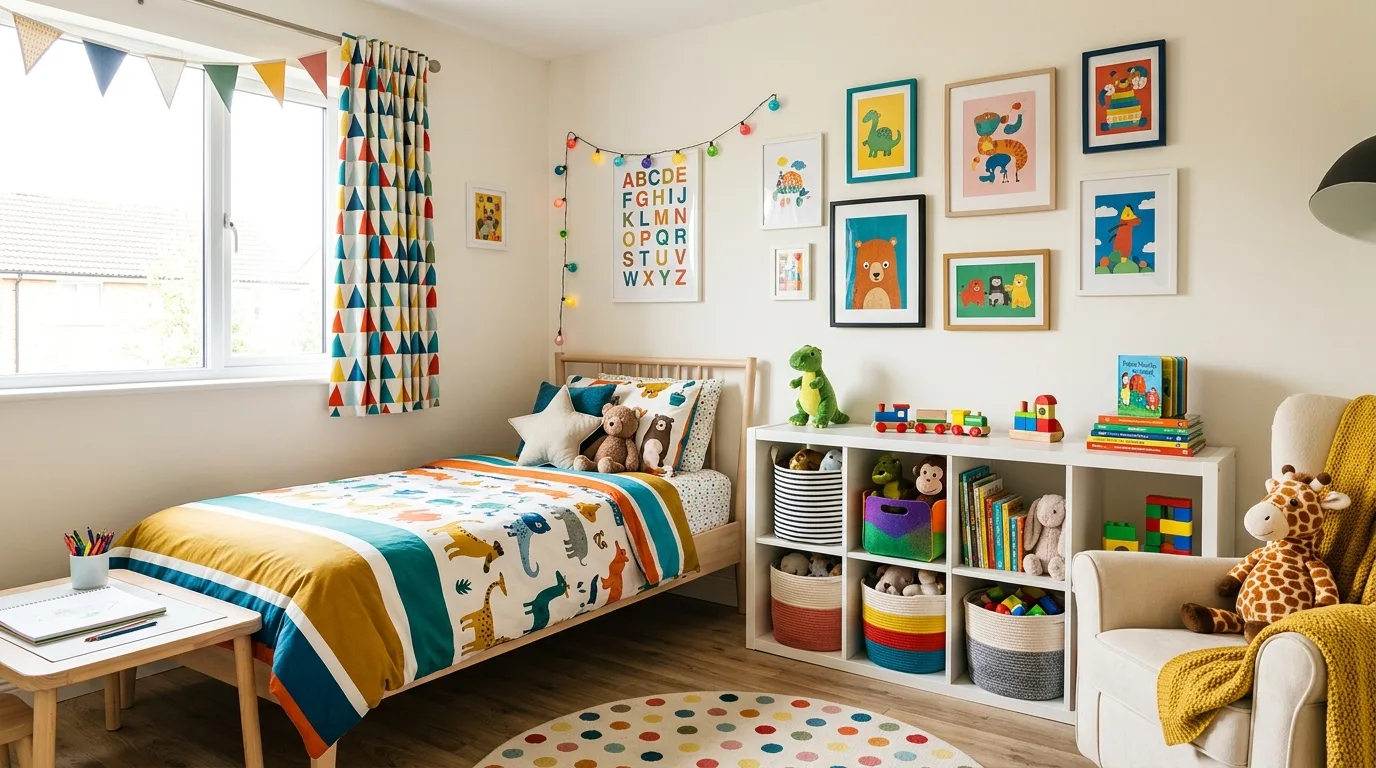 Use one feature wall or canopy for charm for 11 Adorable Toddler Girl Bedroom Ideas for a Magical Space