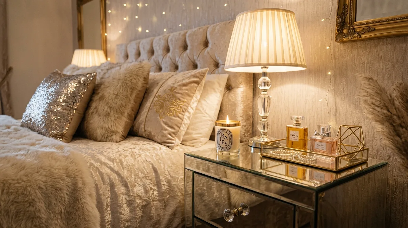 Use LED lighting carefully for 14 Trendy Aesthetic Bedroom Ideas for the Ultimate Instagram Look
