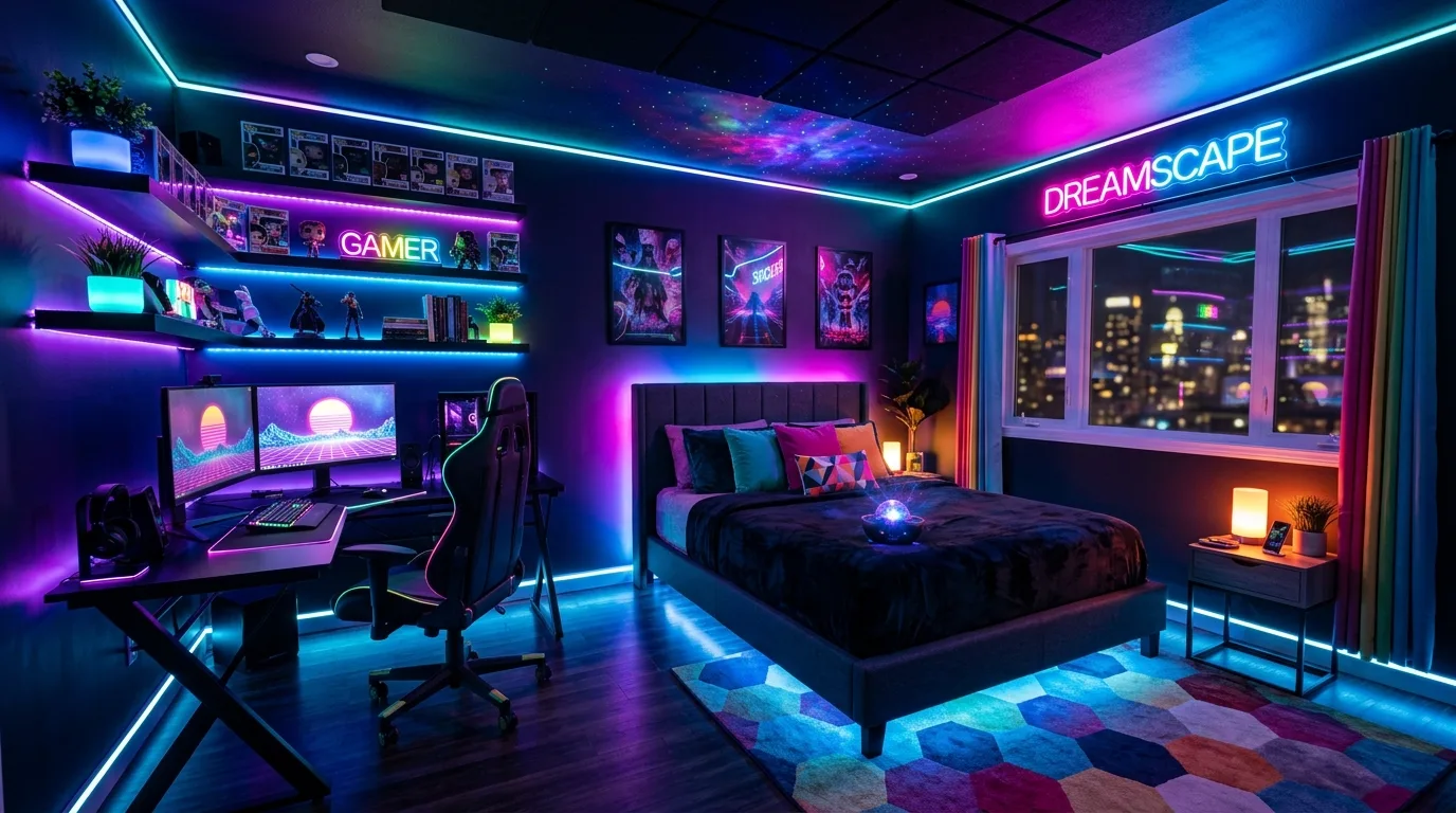 Work a cozy corner into the layout for 14 Trendy Aesthetic Bedroom Ideas for the Ultimate Instagram Look