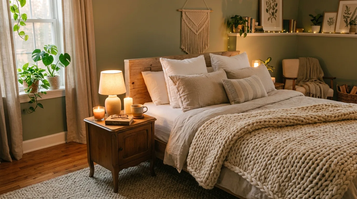 Repeat shapes and finishes for 14 Trendy Aesthetic Bedroom Ideas for the Ultimate Instagram Look