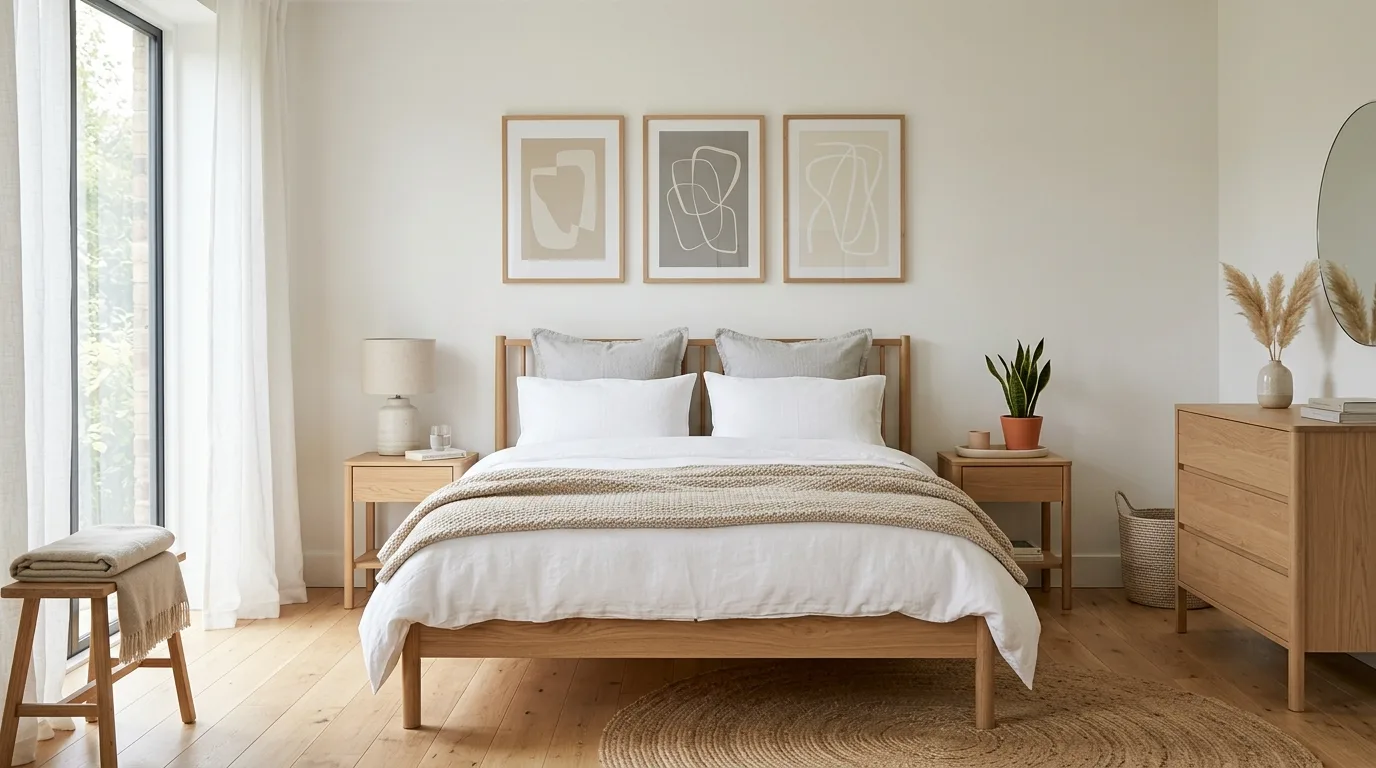 Style the nightstand with restraint for 14 Trendy Aesthetic Bedroom Ideas for the Ultimate Instagram Look