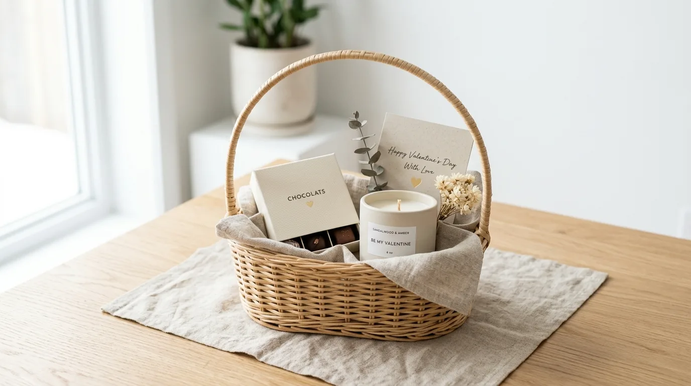 Add a favorite book or journal for 14 Sweet Valentine's Basket Ideas for Kids and Loved Ones