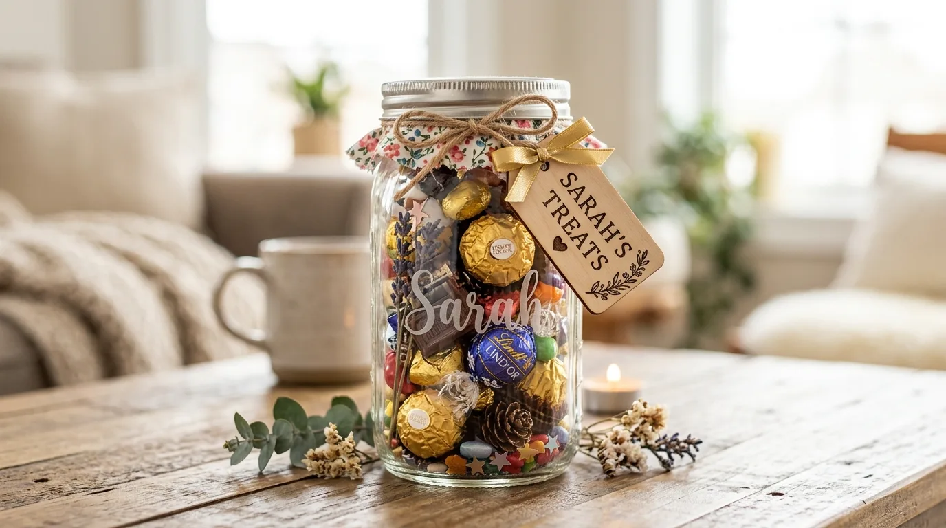 Let the handmade feel show a little for 14 Adorable Valentine's Day Mason Jar Craft Ideas for Decor