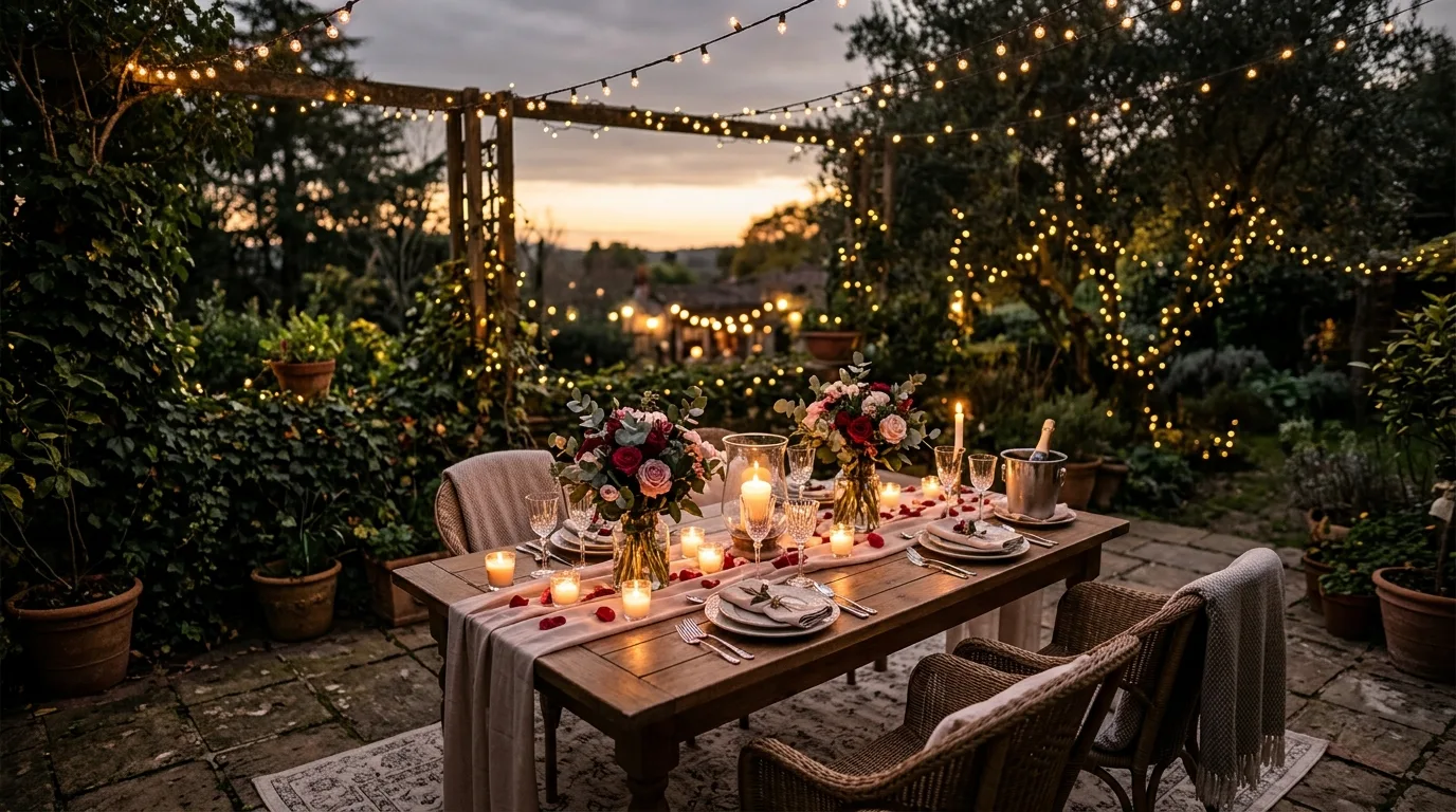 Keep the styling balanced for 12 Lovely Valentine's Day Tablescape Ideas for a Romantic Dinner