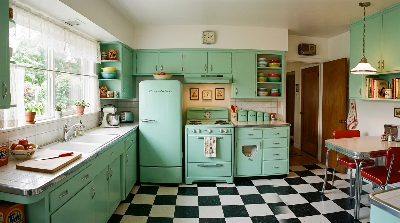 11 Wonderful Vintage Kitchen Designs with Timeless Charm