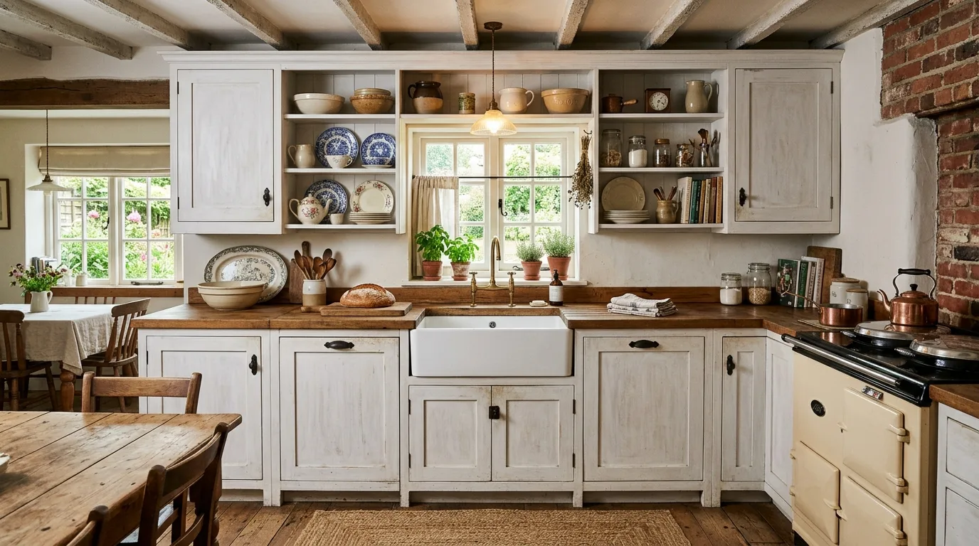 Mix in farmhouse warmth for 11 Wonderful Vintage Kitchen Designs with Timeless Charm
