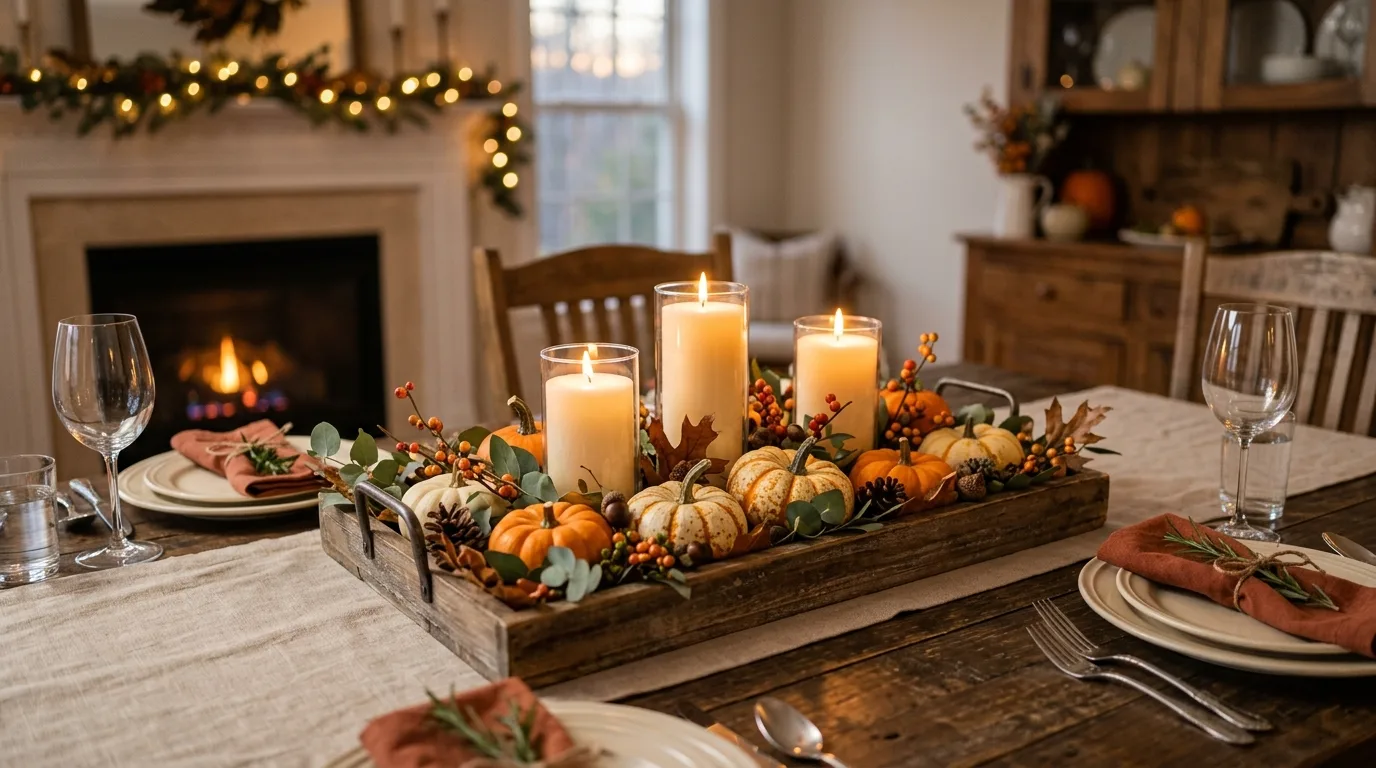 Decorate for gratitude, not just display for 12 Warm Thanksgiving Decor Ideas for a Memorable Holiday