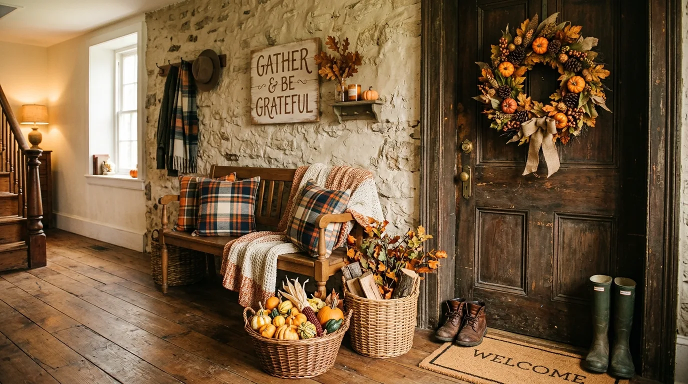 Layer the table with texture for 12 Warm Thanksgiving Decor Ideas for a Memorable Holiday