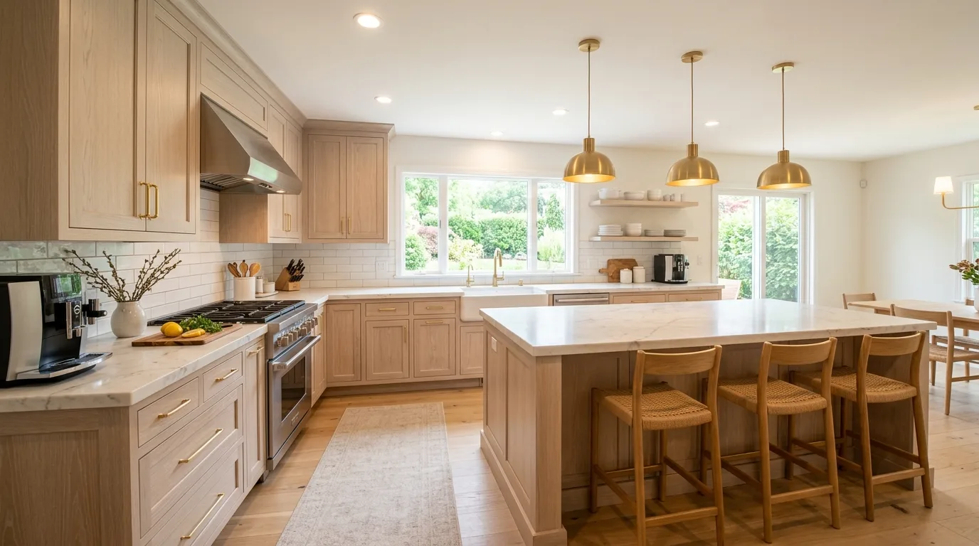 12 Beautiful White Washed Oak Cabinets for a Bright Kitchen
