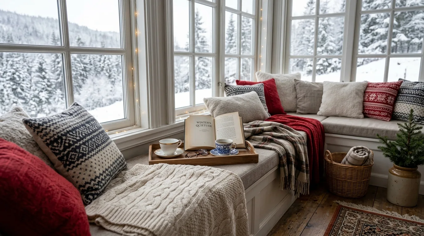 Keep seasonal decor edited for 11 Serene Winter Decor Ideas to Enjoy the Cozy Season
