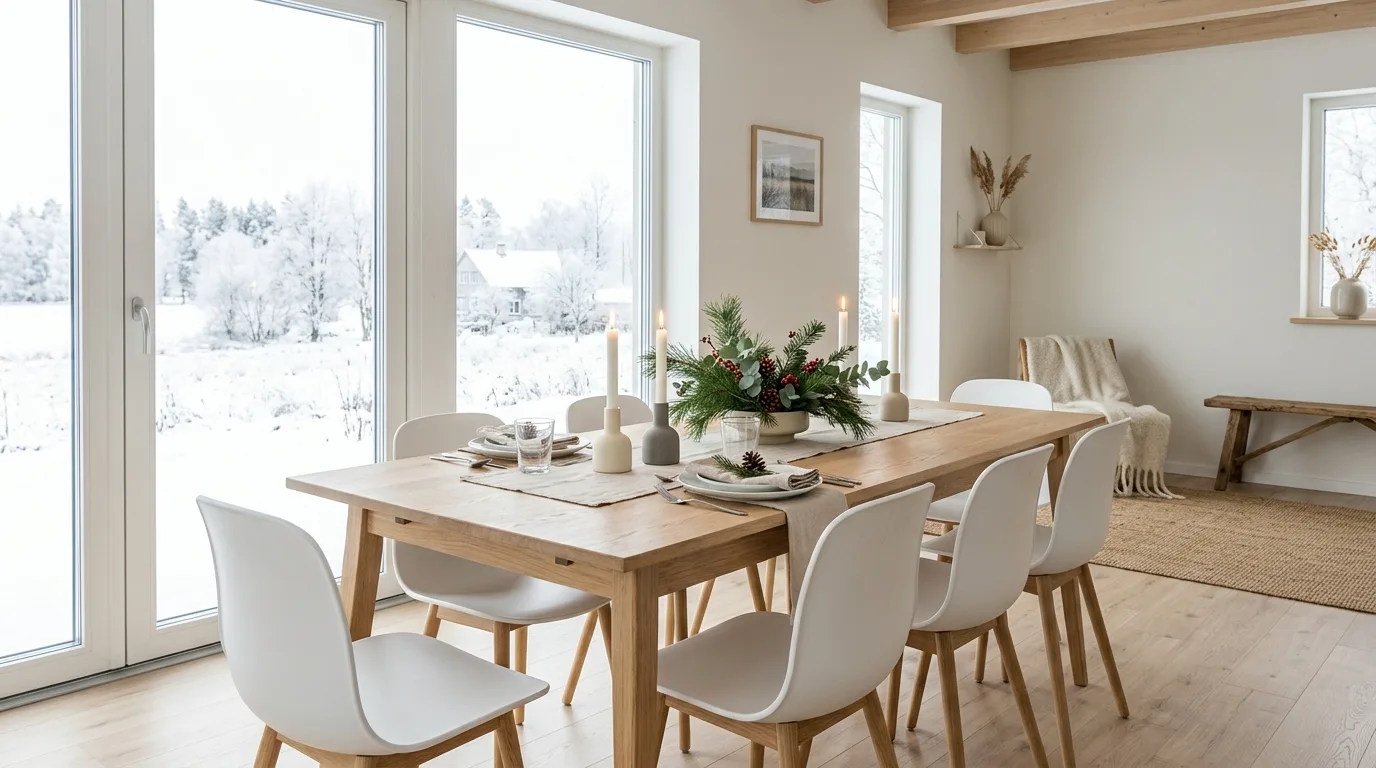 Keep greenery natural and simple for 11 Serene Winter Decor Ideas to Enjoy the Cozy Season