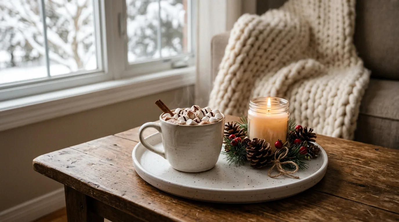 10 Cozy Winter Tray Decor Ideas for January Styling